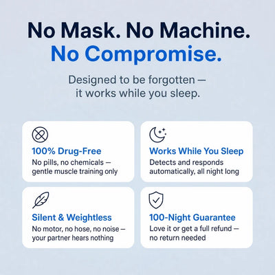 SleepEase Pro — Eliminates Snoring & Sleep Apnea